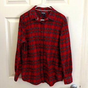 ❤️LIKE NEW LANDS END LONG SLEEVE FLANNEL❤️